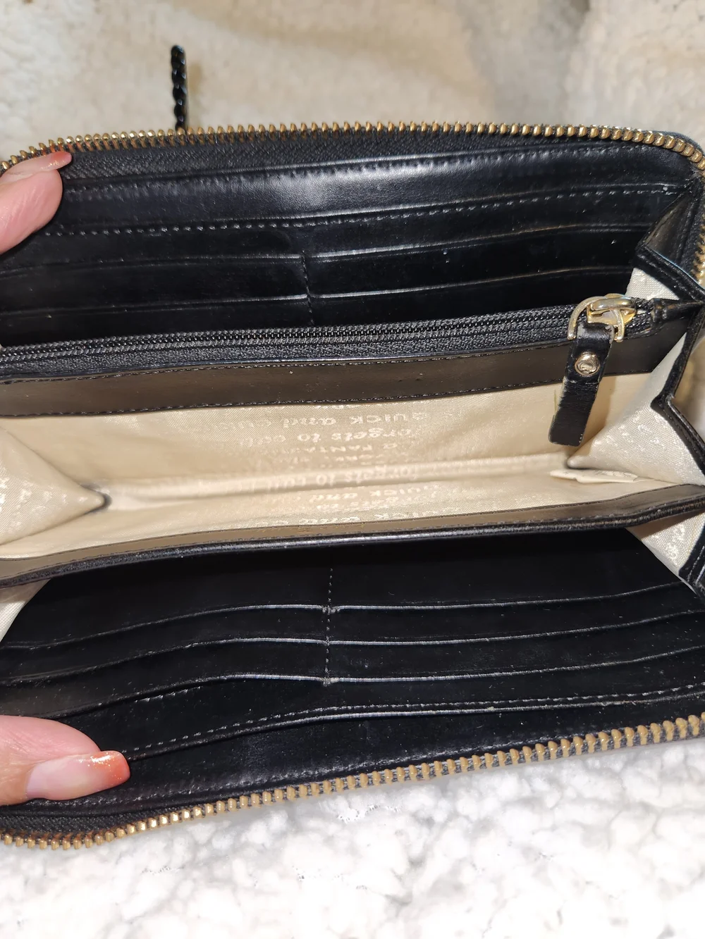 Kate Spade Fairmont Women's Wallet With Storybook Lining With Dust Bag